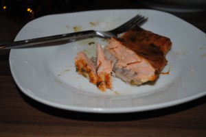 Lachsfilet vom Zedernholzbrett